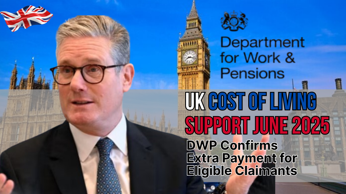 UK Cost of Living Support June 2025: DWP Confirms Extra Payment for Eligible Claimants