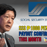 SSS Confirms ₱1000 Payment for This Month