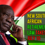 New South African Retirement Age Law Takes Effect July 10